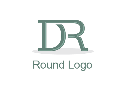 letter R joined with letter D