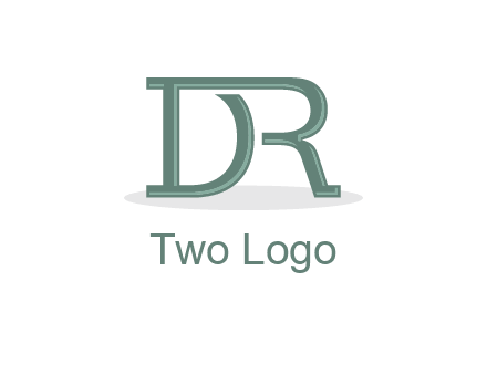 letter R joined with letter D