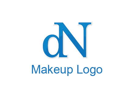 letter D attached to letter N