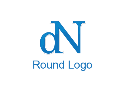 letter D attached to letter N