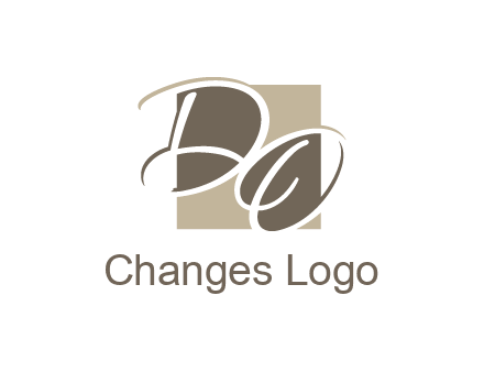 Letters DO are in square logo