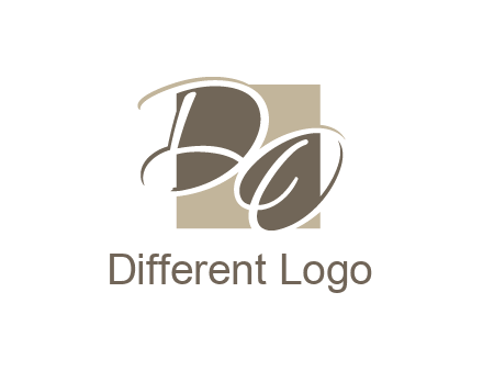 Letters DO are in square logo