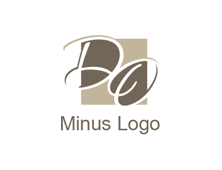 Letters DO are in square logo