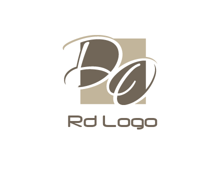 Letters DO are in square logo