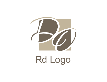 Letters DO are in square logo