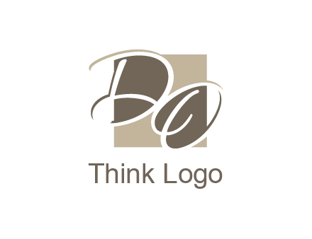 Letters DO are in square logo