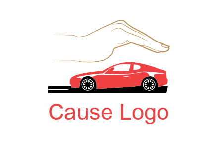 hand over car insurance logo