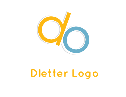 tilted letter DO