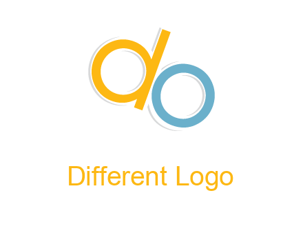 tilted letter DO