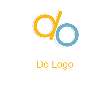 tilted letter DO