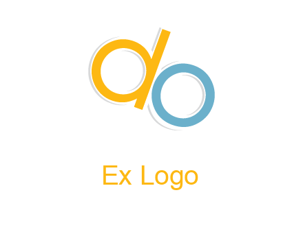 tilted letter DO