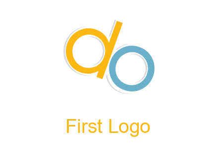tilted letter DO