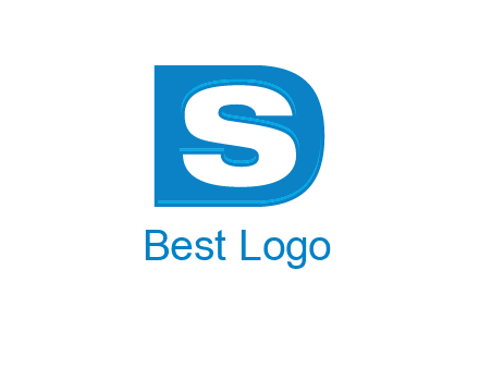 letter S in letter D