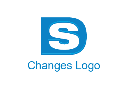 letter S in letter D