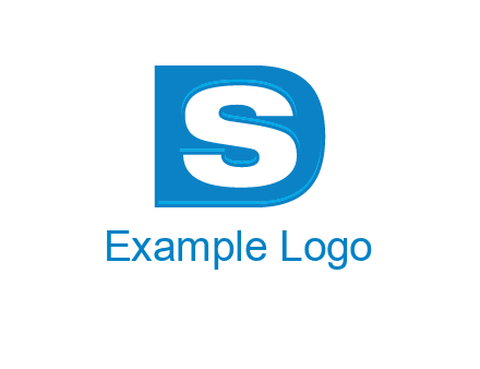 letter S in letter D