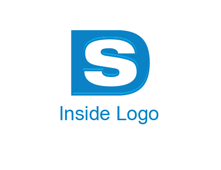 letter S in letter D
