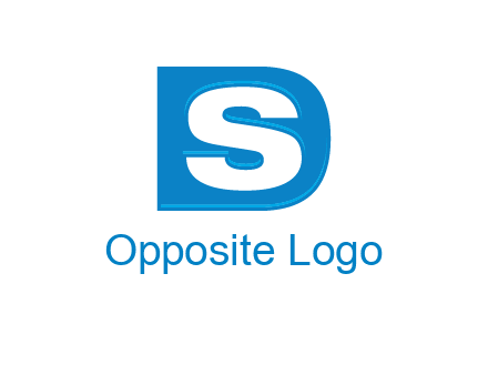 letter S in letter D