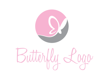 butterfly in circle