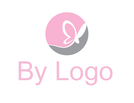 butterfly in circle