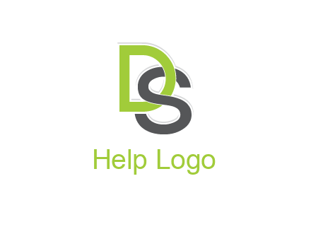letter S intertwining with letter D