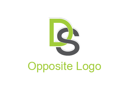 letter S intertwining with letter D