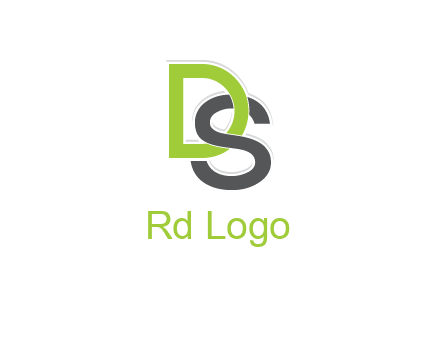letter S intertwining with letter D