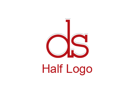 letter DS joined together