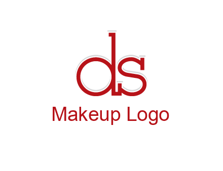 letter DS joined together