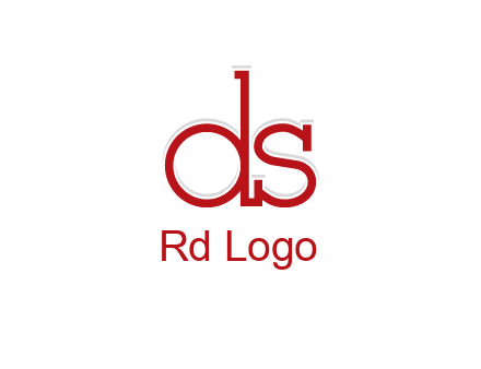 letter DS joined together