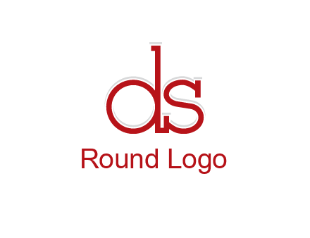 letter DS joined together