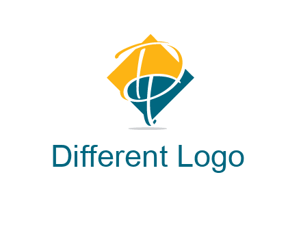 Letters DT are in rhombus logo