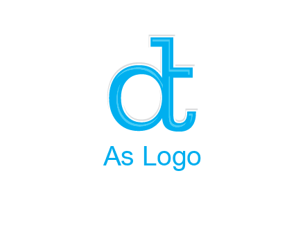letter D attached to letter T