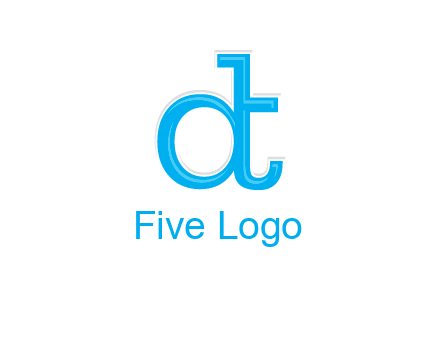 letter D attached to letter T