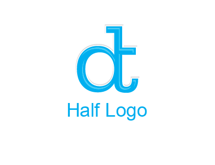 letter D attached to letter T