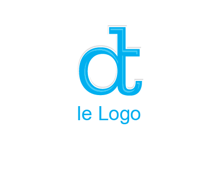 letter D attached to letter T