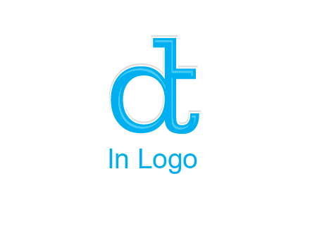 letter D attached to letter T