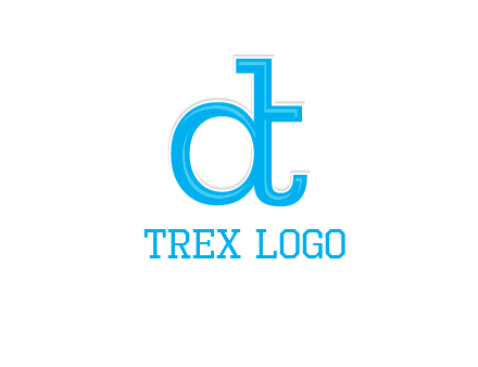 letter D attached to letter T