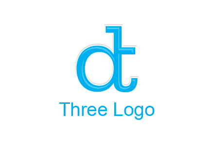 letter D attached to letter T