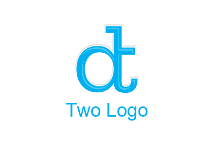letter D attached to letter T