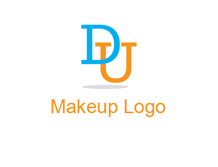 letter D in front of letter U