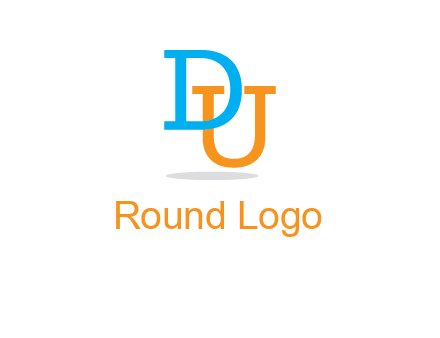 letter D in front of letter U