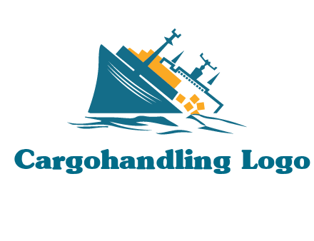 sinking ship with falling consignment insurance logo