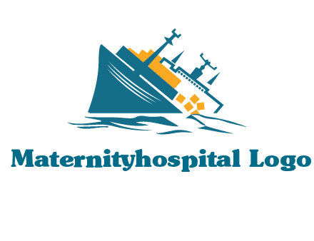 sinking ship with falling consignment insurance logo