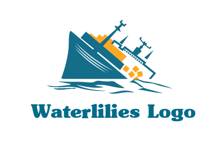 sinking ship with falling consignment insurance logo