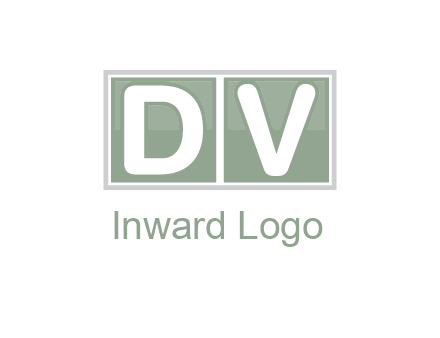 Letters DV are in two square box logo