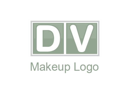 Letters DV are in two square box logo