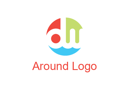 DW letters inside circle logo icon