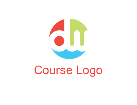 DW letters inside circle logo icon