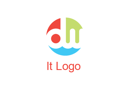DW letters inside circle logo icon