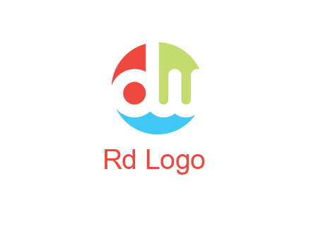 DW letters inside circle logo icon